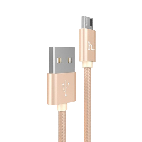 Кабель Micro USB Hoco X2 1m Gold